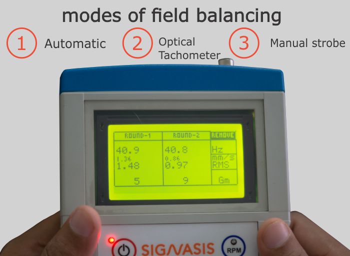 automatic dynamic field balancing equipment