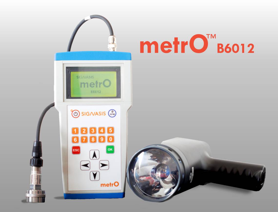 metro B6012 portable balancing machine with strobe package